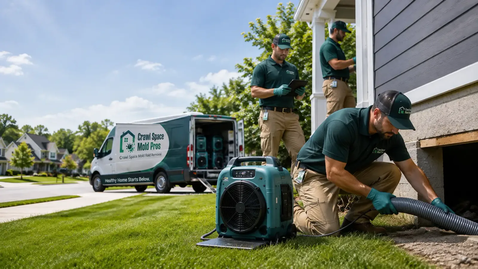 Crawl Space Mold Removal in Standish, MI